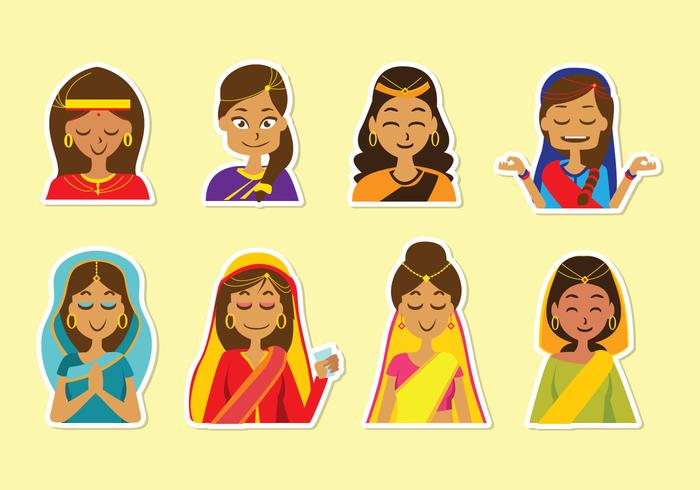 Free Indian Woman Vector Free Indian Woman Vector