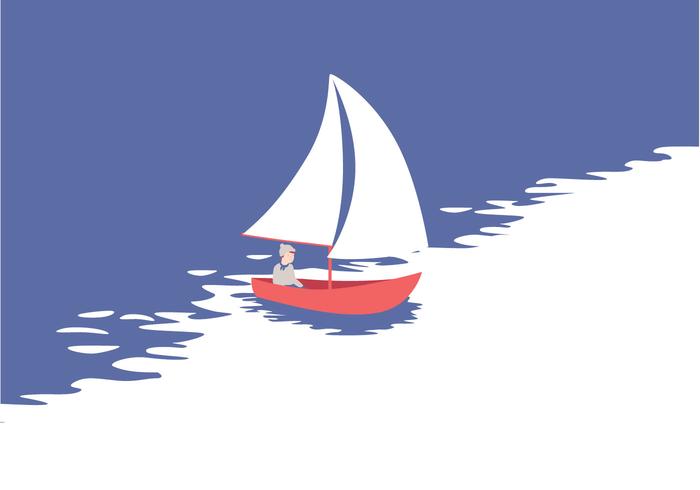 Vector Sailing Illustration