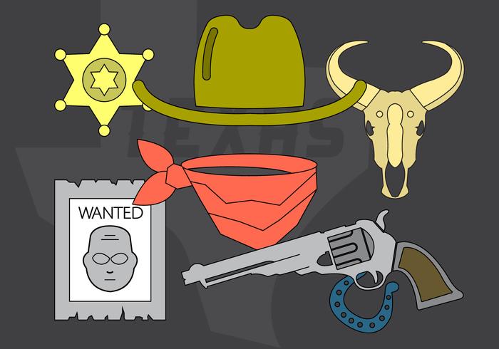 Wild West Vector Icons