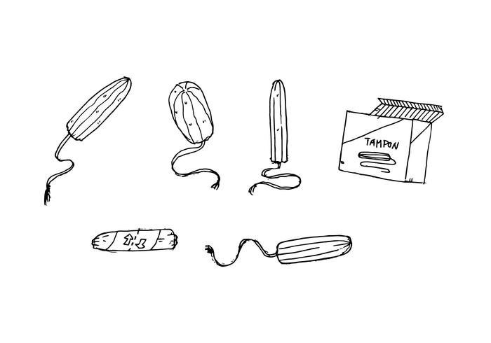 Tampon Vector Set