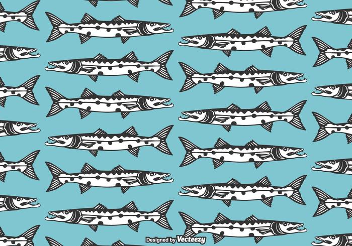Free Barracuda Vector Pattern