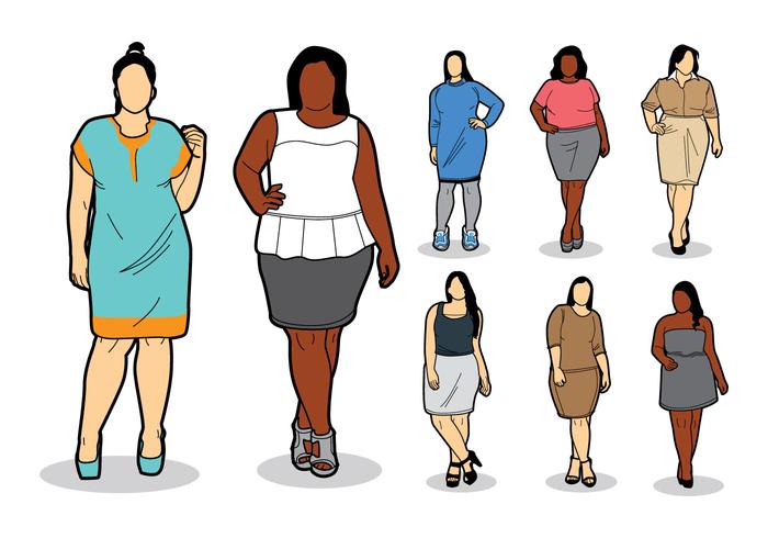 Plus Size Vector Art, Icons, and Graphics for Free Download