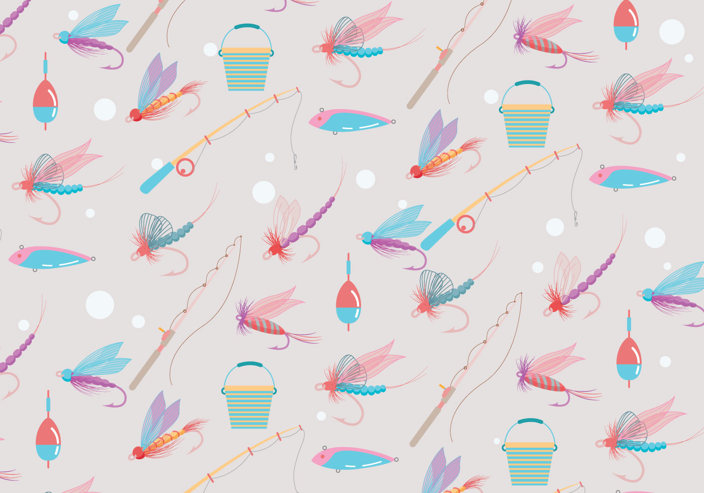 Download Fly Fishing Pattern Vector - Download Free Vectors ...