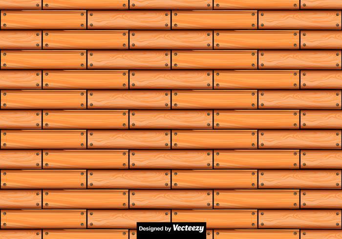 Vector Seamless Pattern Of Wooden Planks