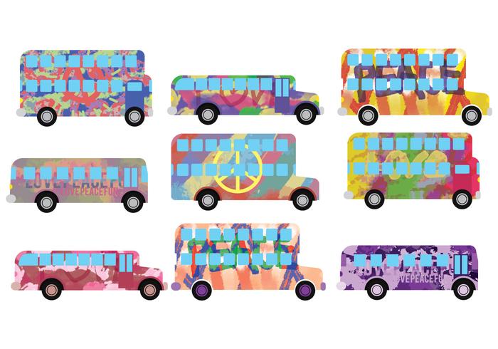 Hippe Bus Vectors