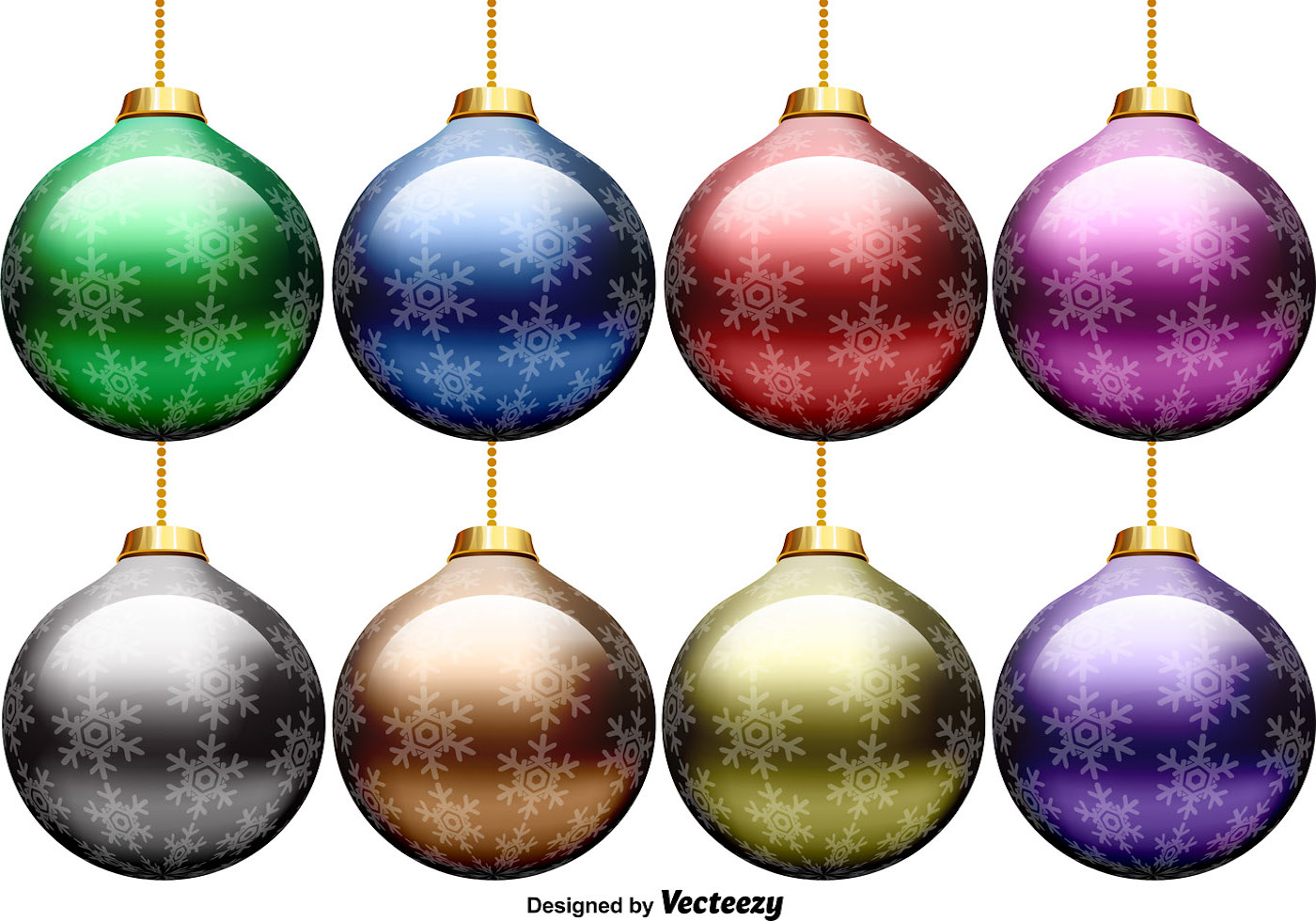 vector set of christmas spheres download free vector art vector set of christmas spheres download free vector art