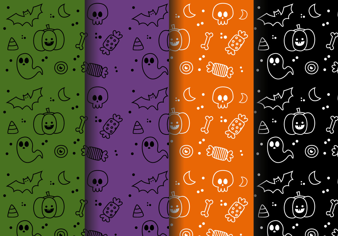 Download Halloween Pattern Vector 126244 - Download Free Vectors ...