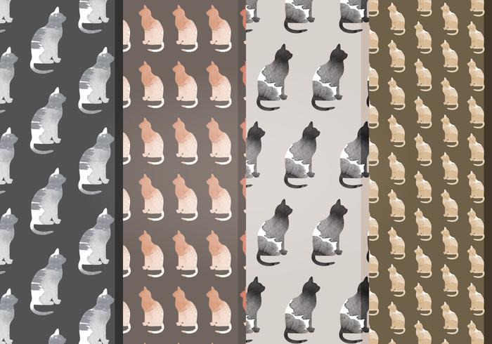 Vector Cat Patterns