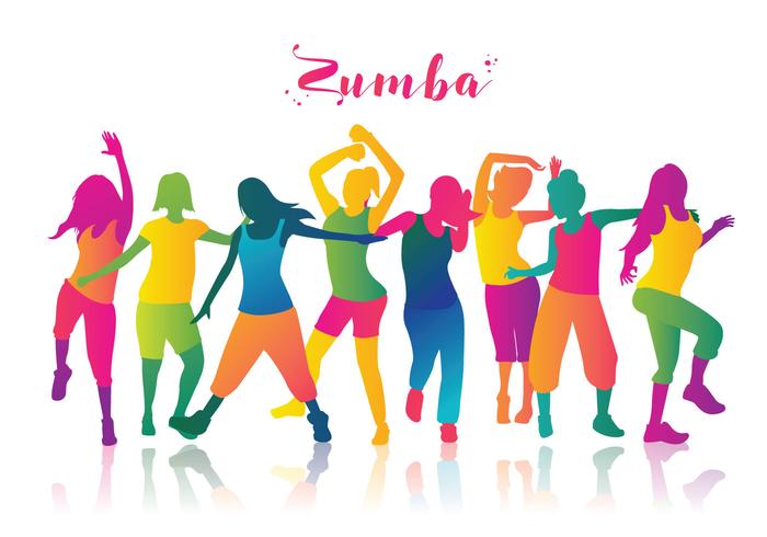 Zumba Dancers Vector libre