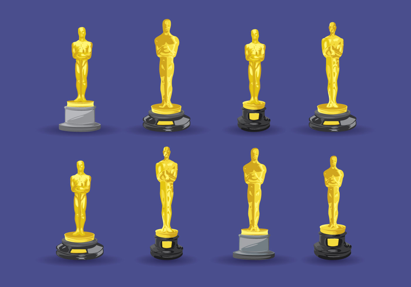 Oscar Statue Free Vector Art - (78 Free Downloads)