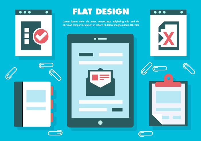 Free Web Elements Vector Background