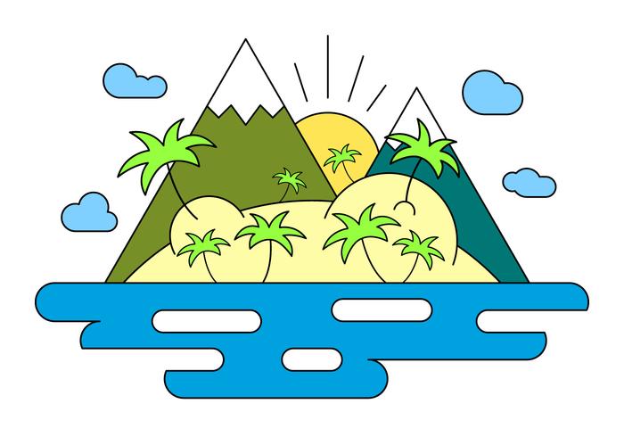 Free Landscape Vector Illustration