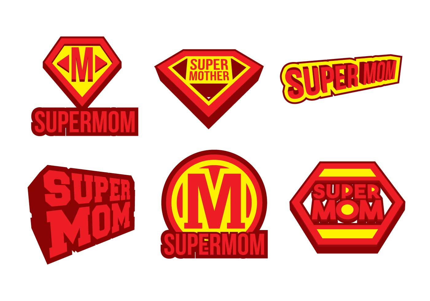 super mom vector super mom vector