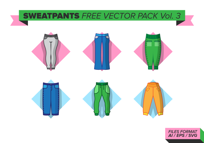 Sweatpants Free Vector Pack Vol. 3 Sweatpants Free Vector Pack Vol. 3