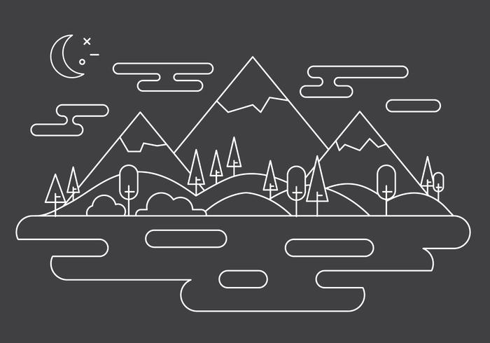 Free Landscape Vector Illustration