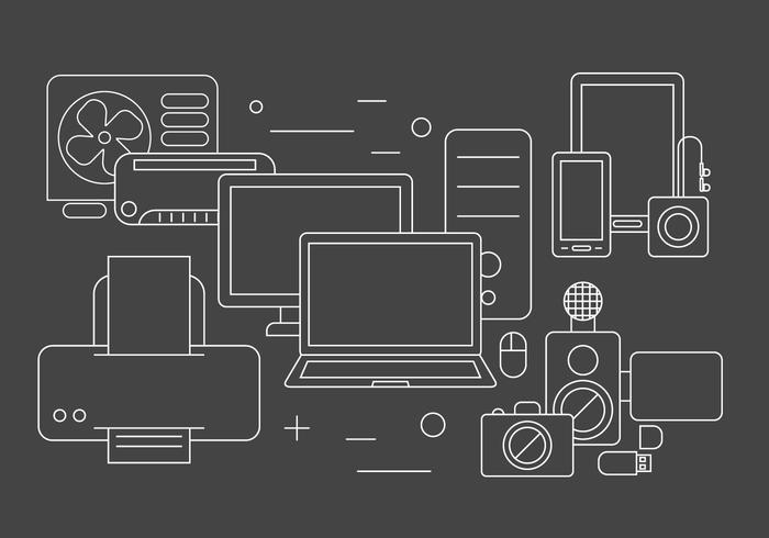 Tecnología Elementos Vectoriales vector