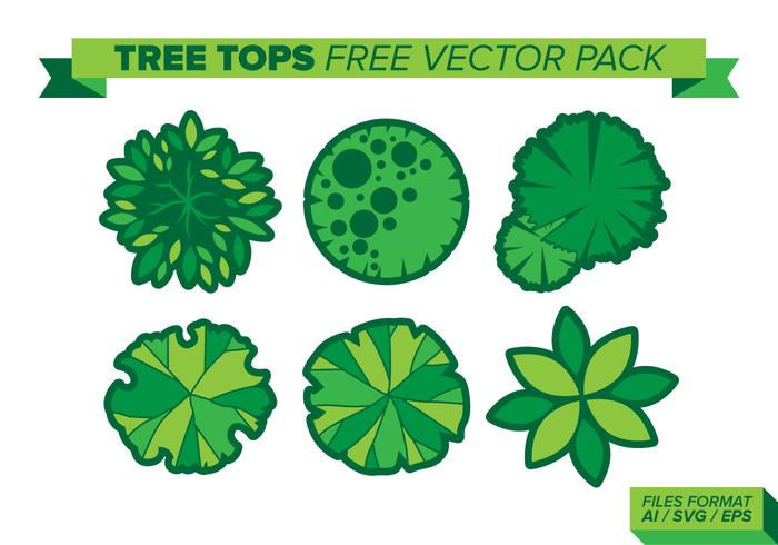 Tree Tops Free Vector Pack Tree Tops Free Vector Pack