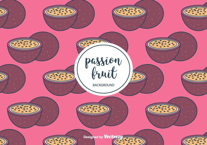 Passion Fruit Pattern Vector