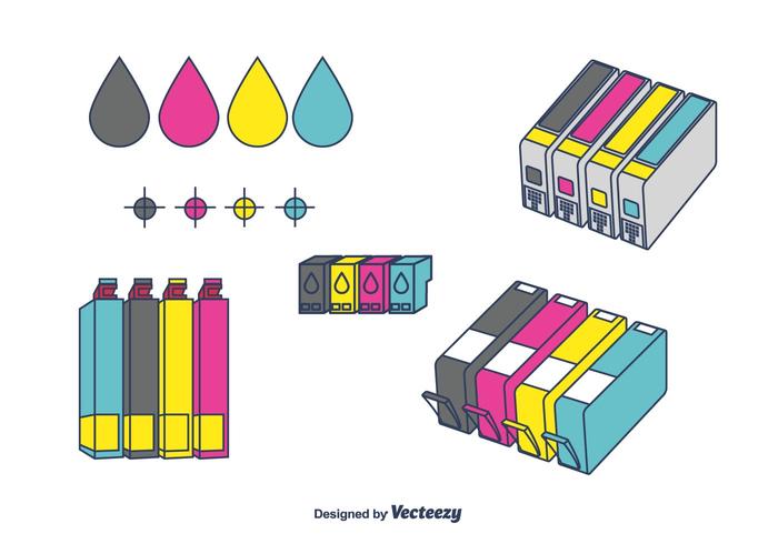 Ink Cartridge Vector