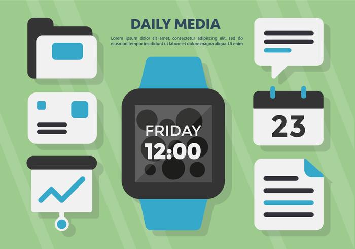 Free Digital Marketing Vector Illustration Free Digital Marketing Vector Illustration