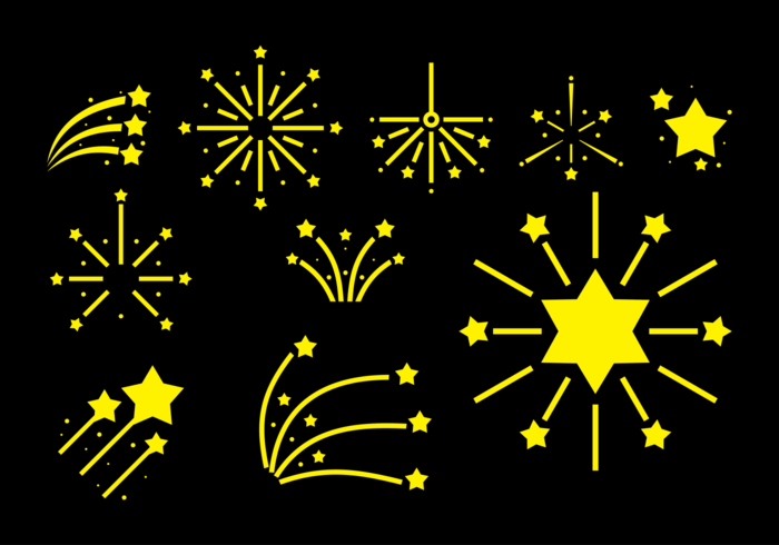 Fire Crackers Vector Icons