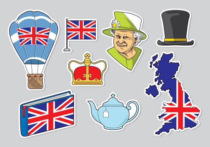 Libre Queen Elizabeth Icons Vector