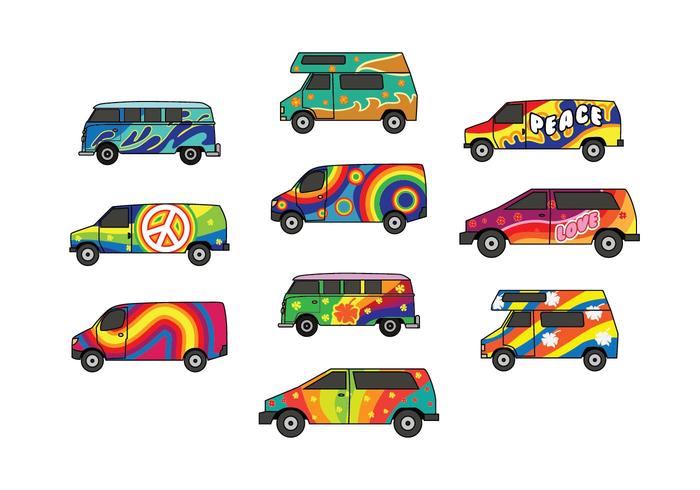 Free Hippie Bus Vector Free Hippie Bus Vector