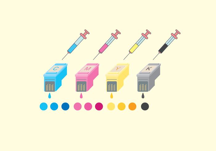 Ink Cartridge Vector Ink Cartridge Vector