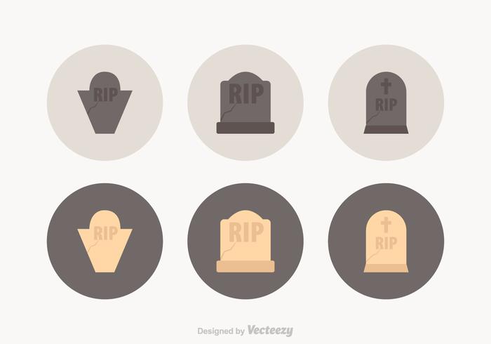 Free Tombstone Vector Icons