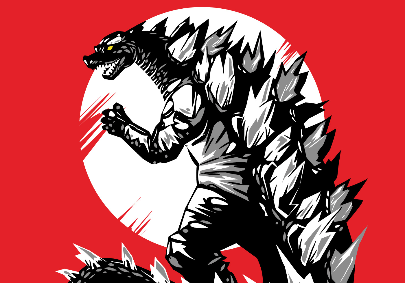 Godzilla Vector Logo