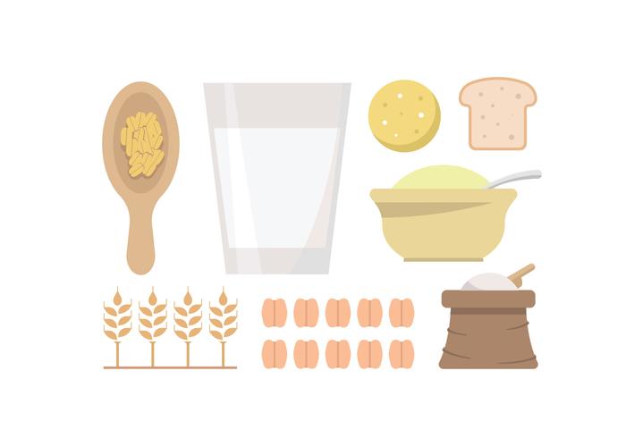 Oatmeal and Grain Vectors