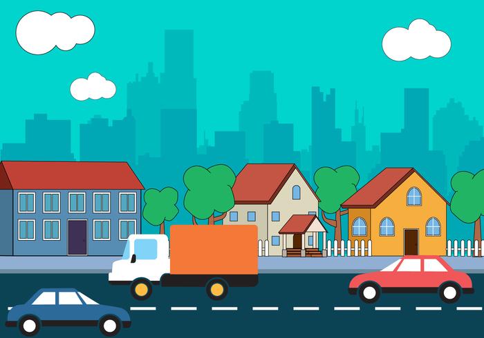 City Landscape Vector Design