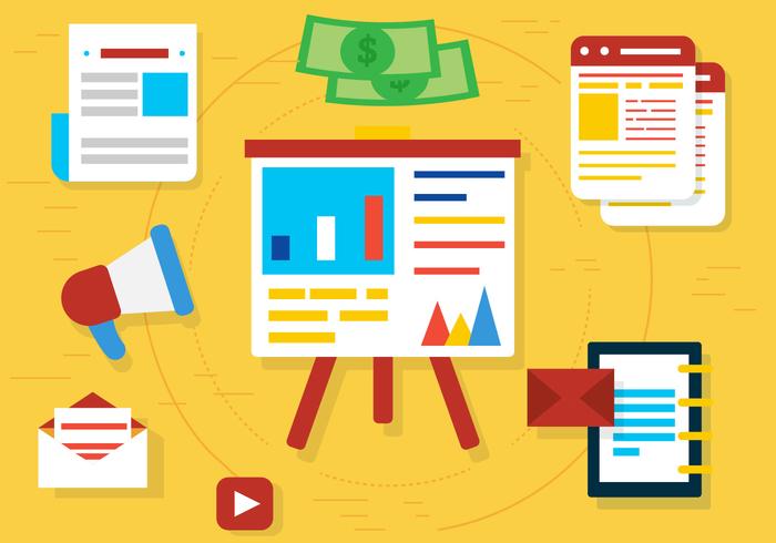 Free Flat Web Elements and Icons Vector Design Free Flat Web Elements and Icons Vector Design