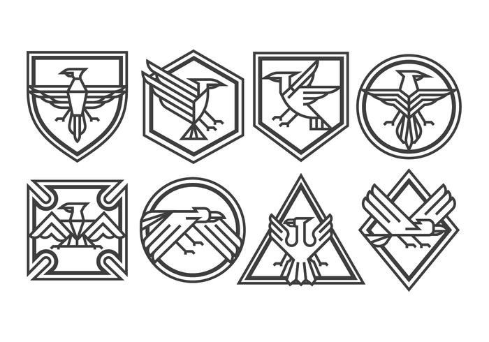 Eagle Badge Vectors