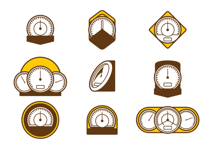 Tachometer Vector Icons