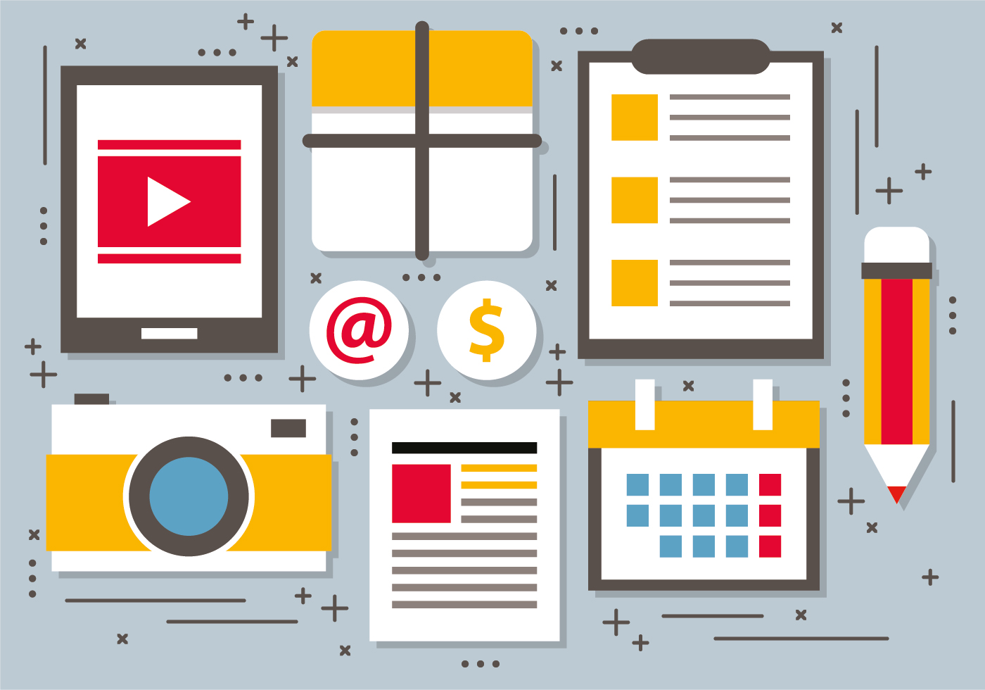 Free Flat Digital Marketing Vector Illustration 126660 Vector Art at