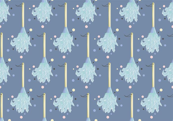 Feather Duster Pattern vector