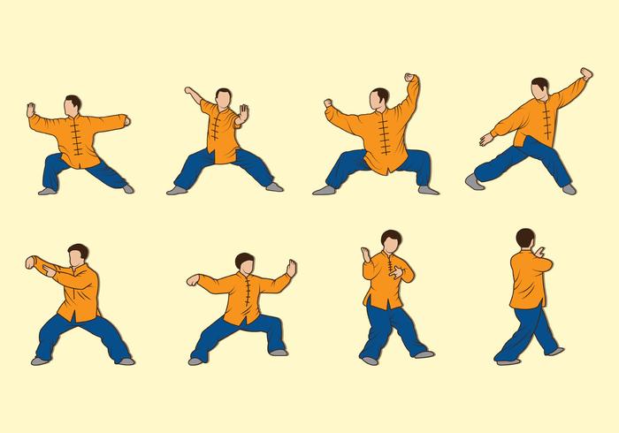 Tai Chi Vector Icons