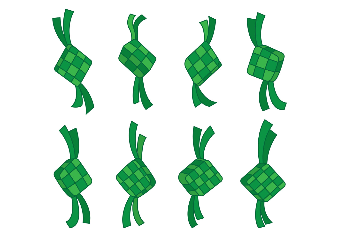 Ketupat Vector Icons - Download Free Vector Art, Stock 