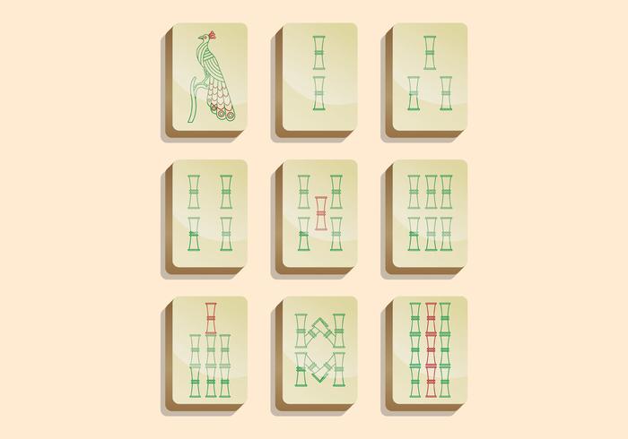 Mahjong Vector Icono