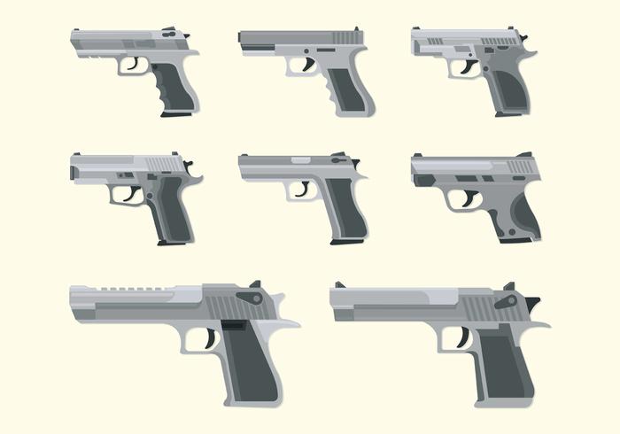 Gun Glock Vectors Gun Glock Vectors
