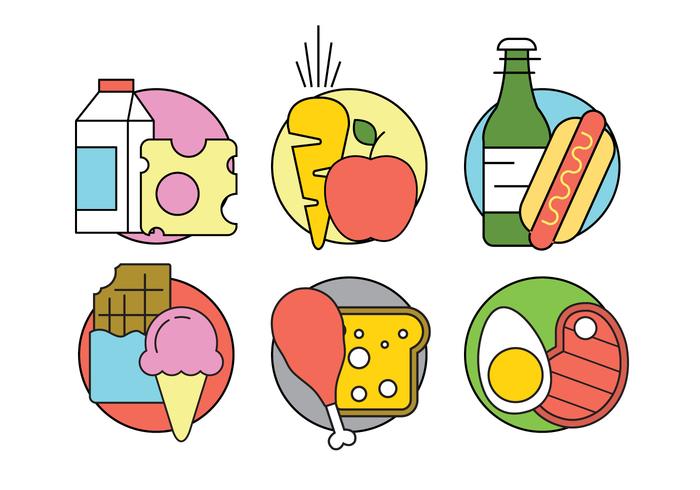 Free Vector Food Icons