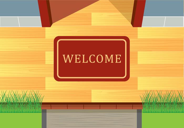 Welcome Mat Vector