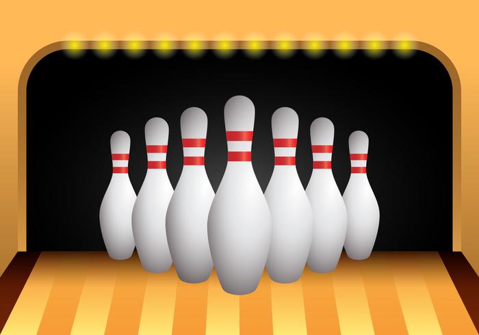 Bowling Alley Vector