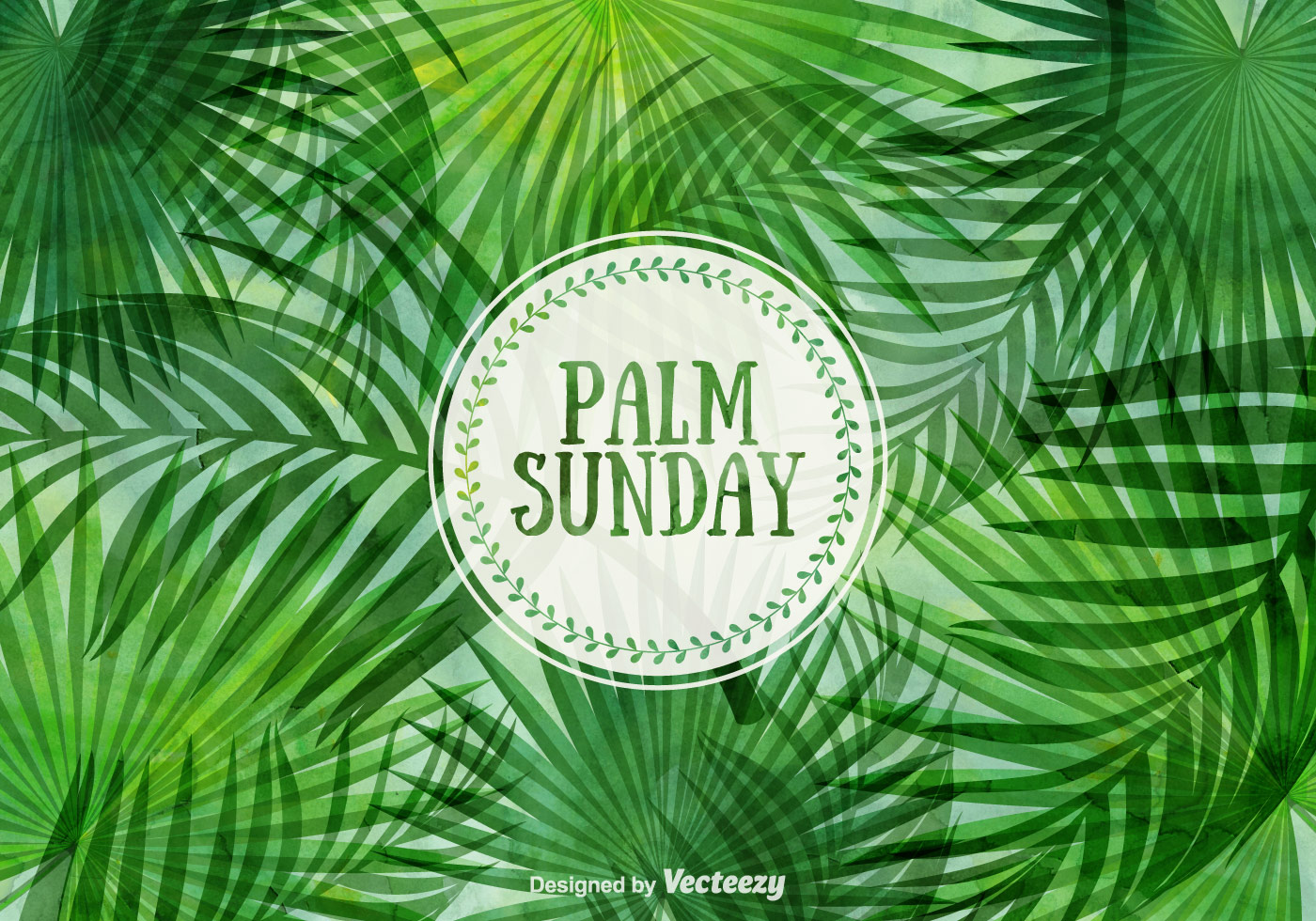 Free Palm Sunday Vector Illustration 126769 Vector Art at Vecteezy