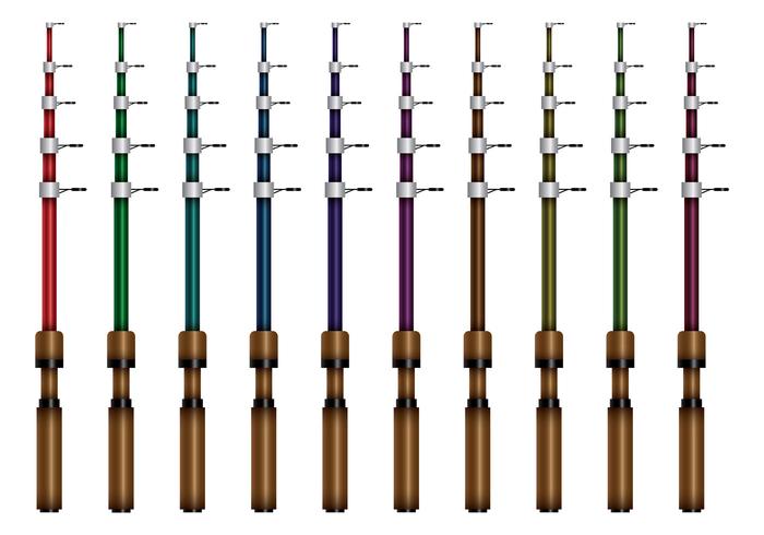 Vector Of Fishing Rod Vector Of Fishing Rod