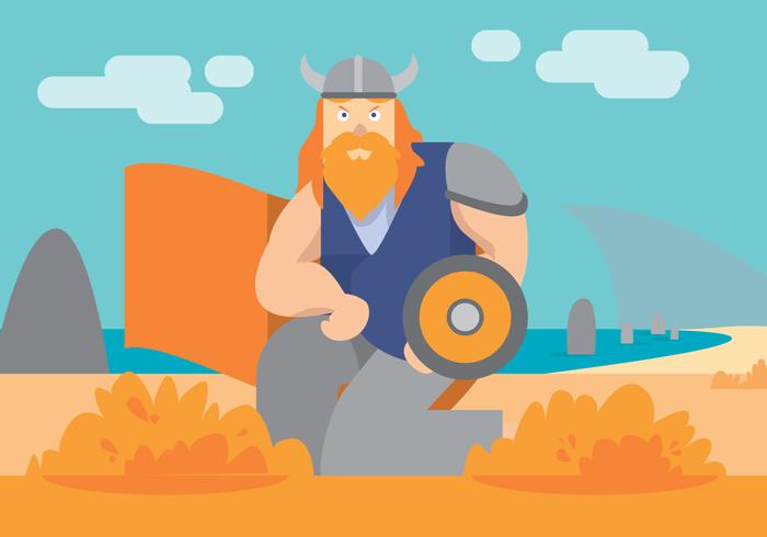 Viking Ship Vector Art