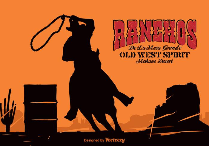 Vector Western Background