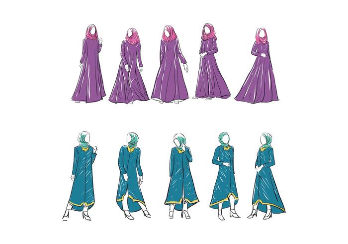 Vector libre de Abaya