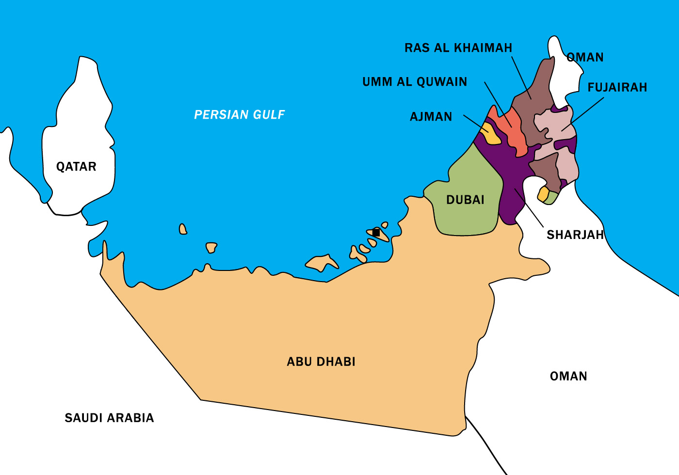 uae map clipart - photo #4